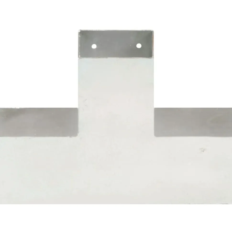 Tolppaliittimet 4kpl X-muoto galvanoitu metalli 91x91mm