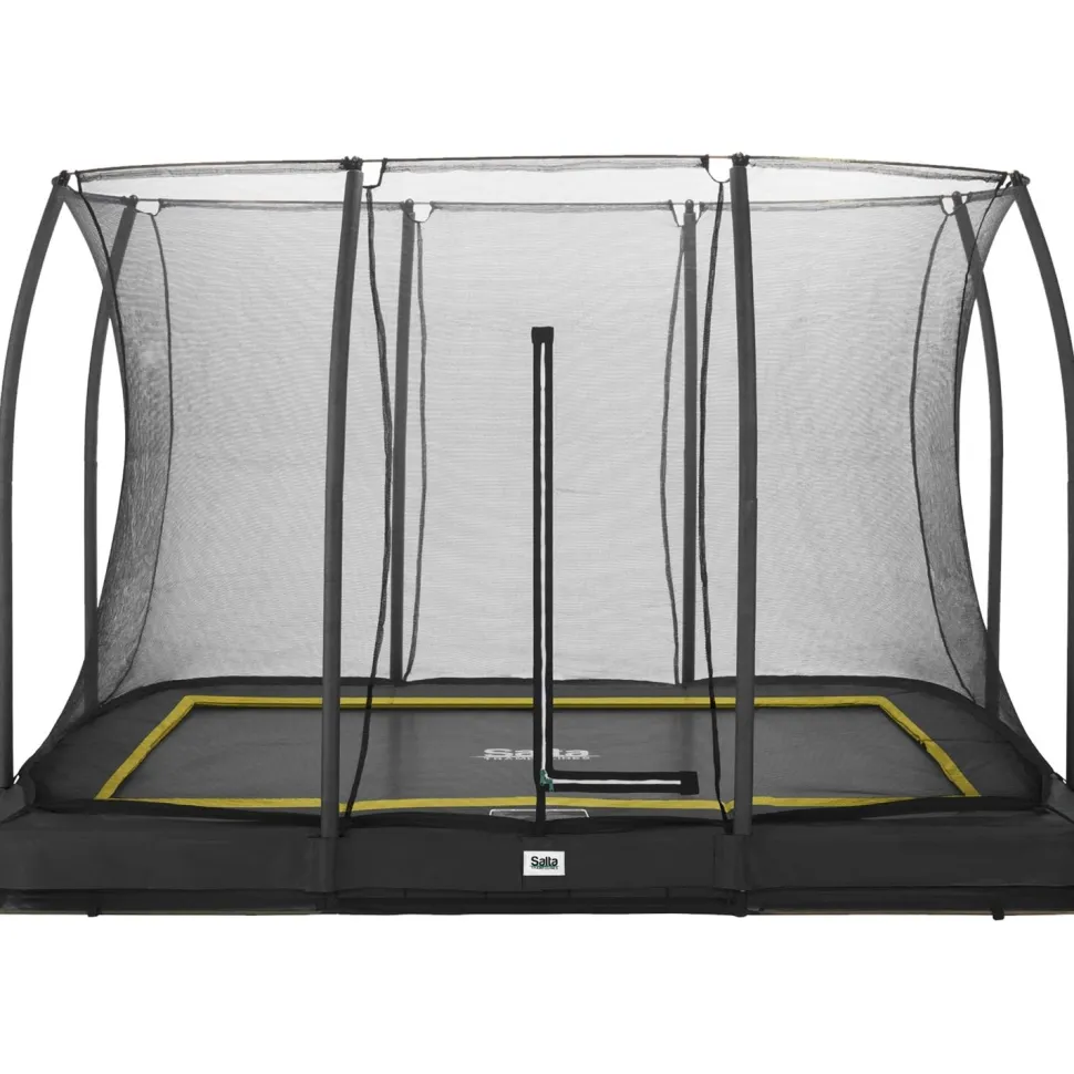 Trampoliini Salta Comfort Edition Inground 214x305cm musta sis. turvaverkko