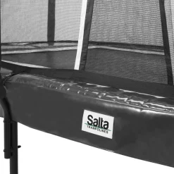 Trampoliini Salta First Class 244x427cm musta sis. turvaverkon portaat
