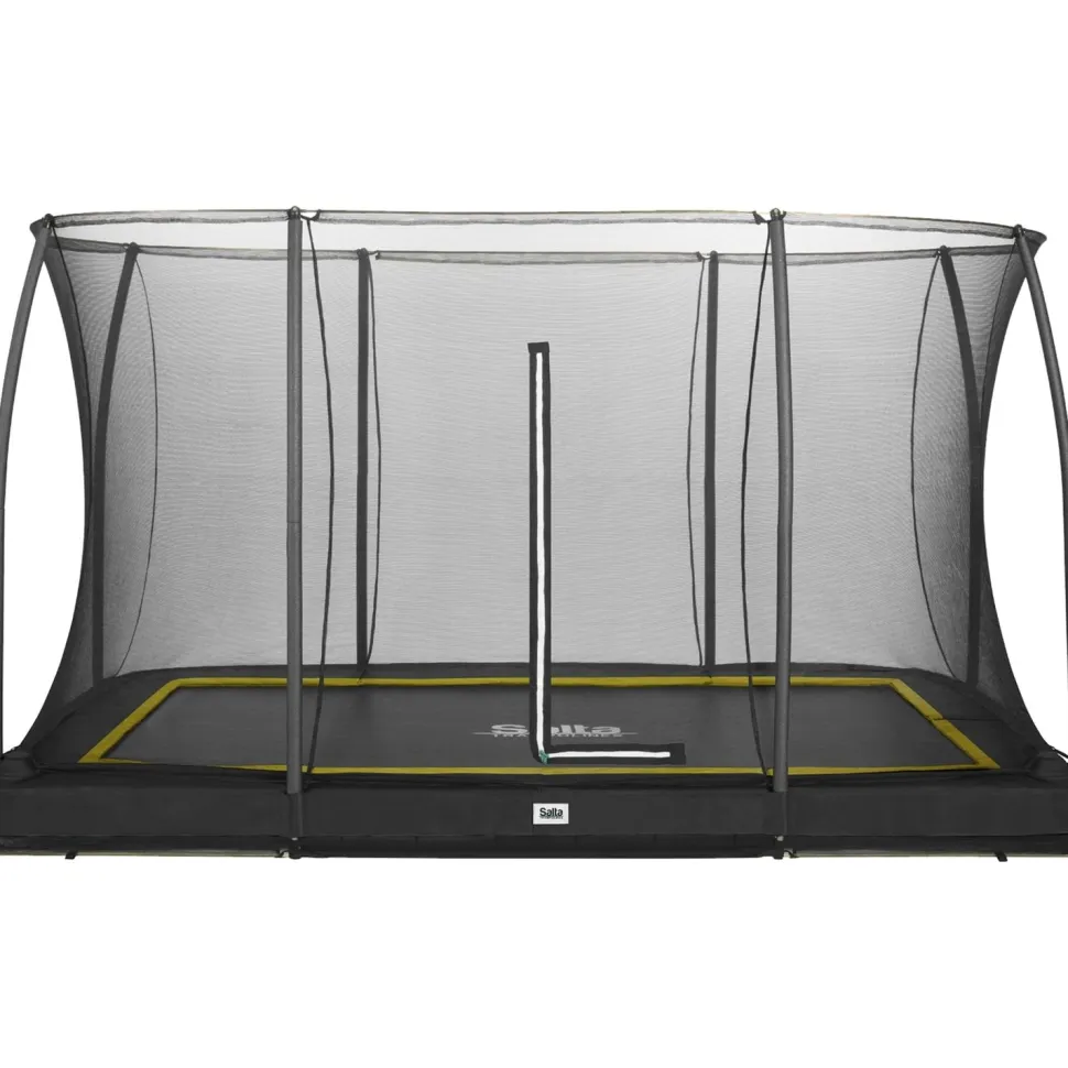 Trampoliini Salta Comfort Edition Inground 244x366cm musta sis. turvaverkko