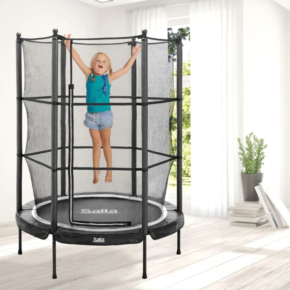 Trampoliini Salta Junior Ø140x189cm musta