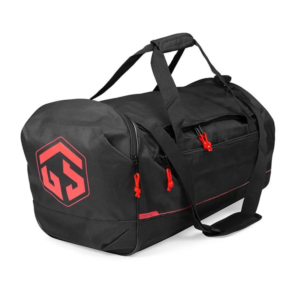 Treenikassi Gymstick 60 x 30 x 32 cm musta/punainen