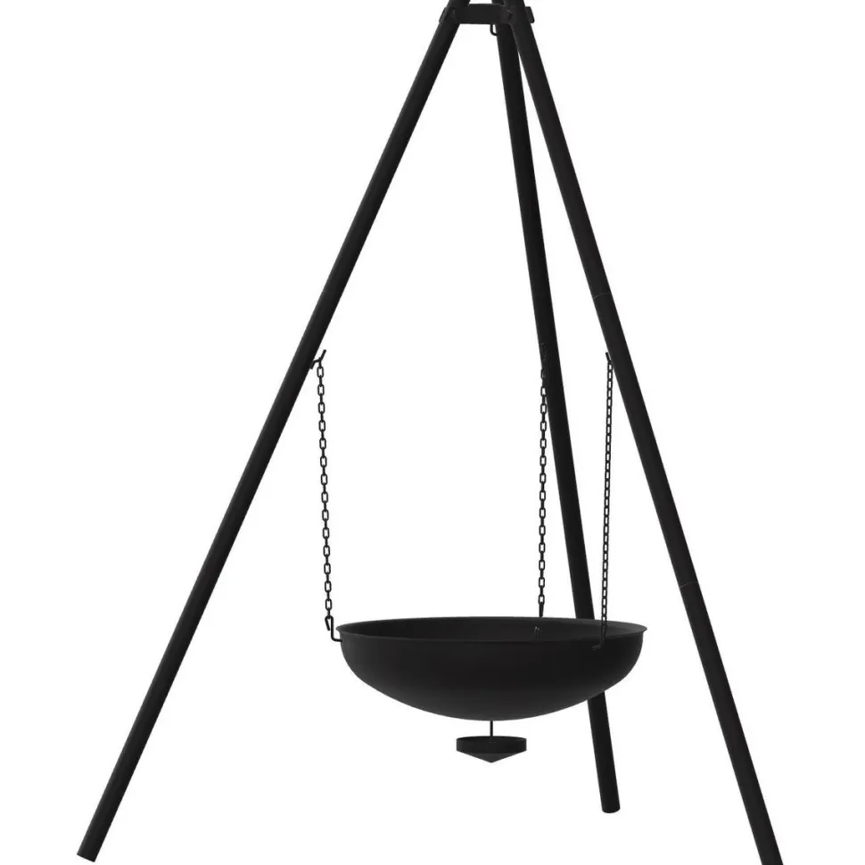 Tulipata Espegard Lun 60, Ø60x160cm, musta