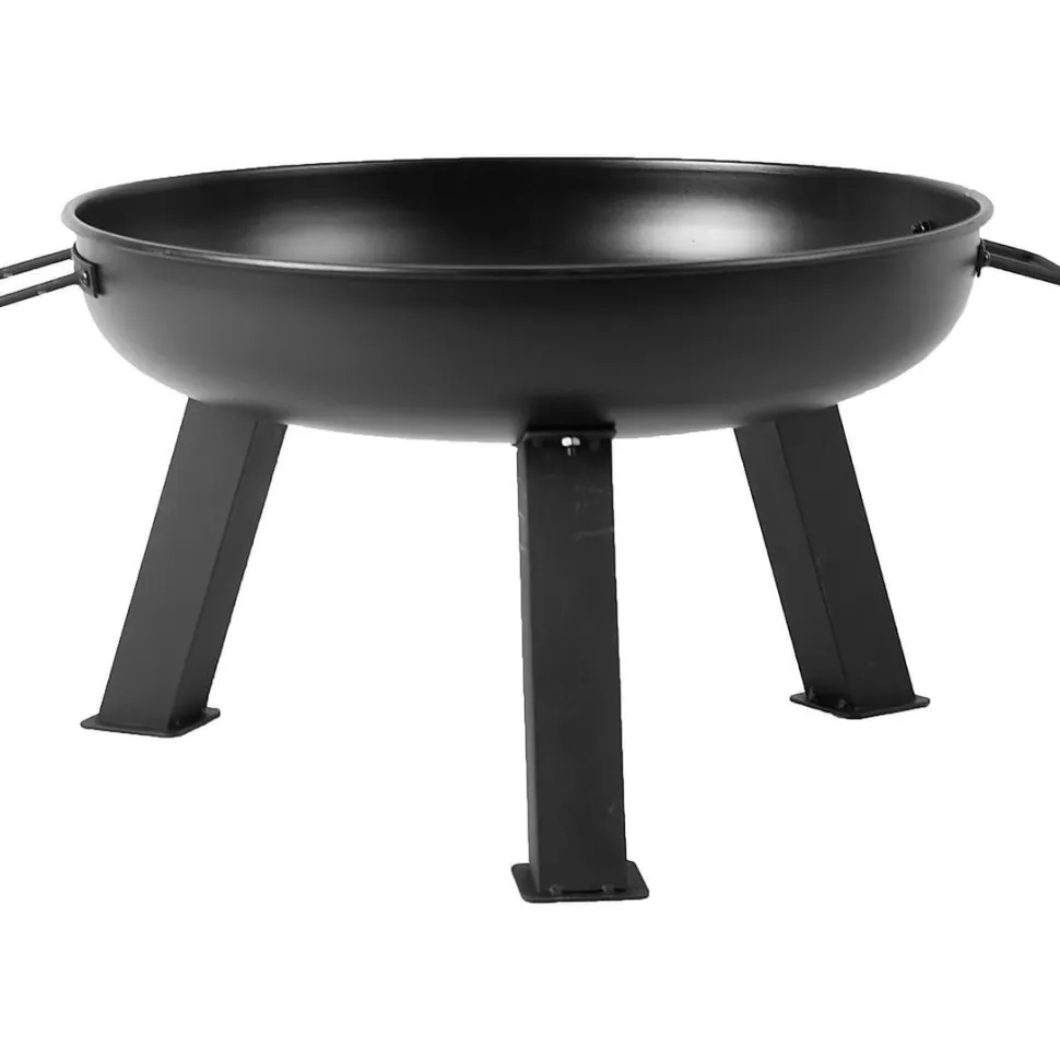 Tulisija Home4you Warm Seeker, 55cm, musta