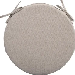 Tuolin pehmuste Home4You SIMPLE beige Ø38x2,5 cm
