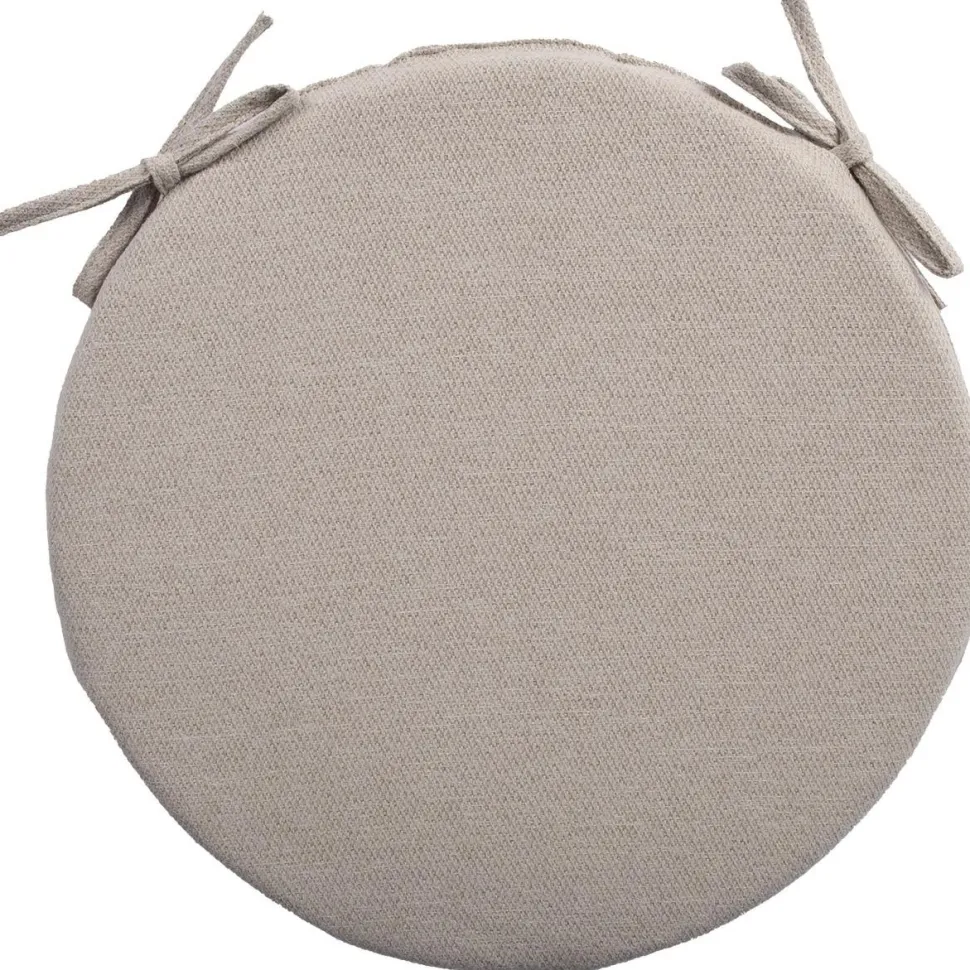 Tuolin pehmuste Home4You SIMPLE beige Ø38x2,5 cm