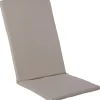 Tuolin pehmuste Home4You SIMPLE beige 48x115x3 cm