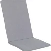 Tuolin pehmuste Home4You SIMPLE harmaa 48x115x3 cm