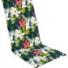 Tuolin pehmuste Home4You SUMMER kukkakuosi 48x115xK4,5 cm, tumma kukkakuosi