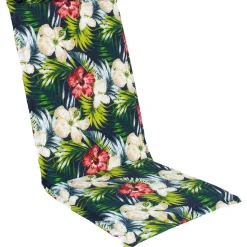 Tuolin pehmuste Home4You SUMMER kukkakuosi 48x115xK4,5 cm, tumma kukkakuosi