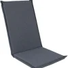 Tuolin pehmuste Home4You SUMMER 48x115x4,5 cm, harmaa