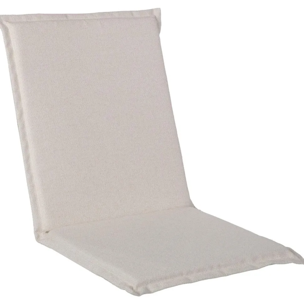 Tuolin pehmuste Home4You SUMMER 42x90x3 cm, valkoinen