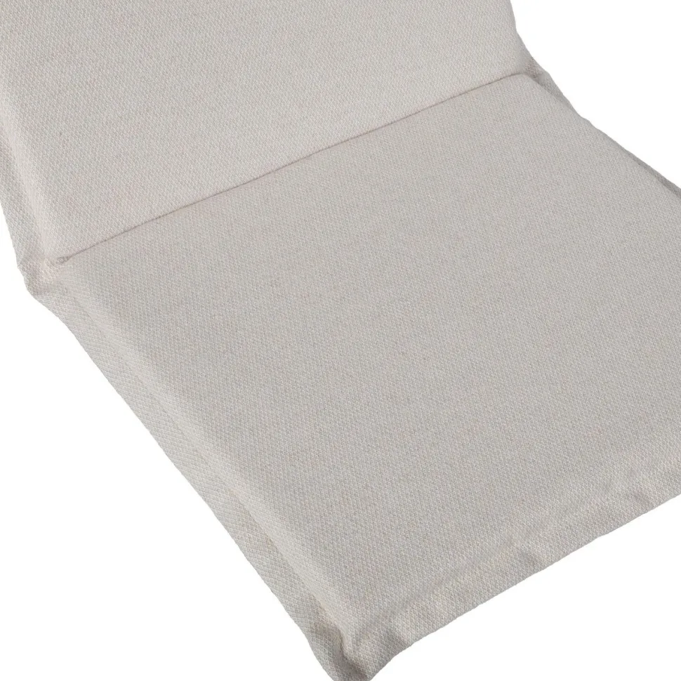 Tuolin pehmuste Home4You SUMMER 42x90x3 cm, valkoinen