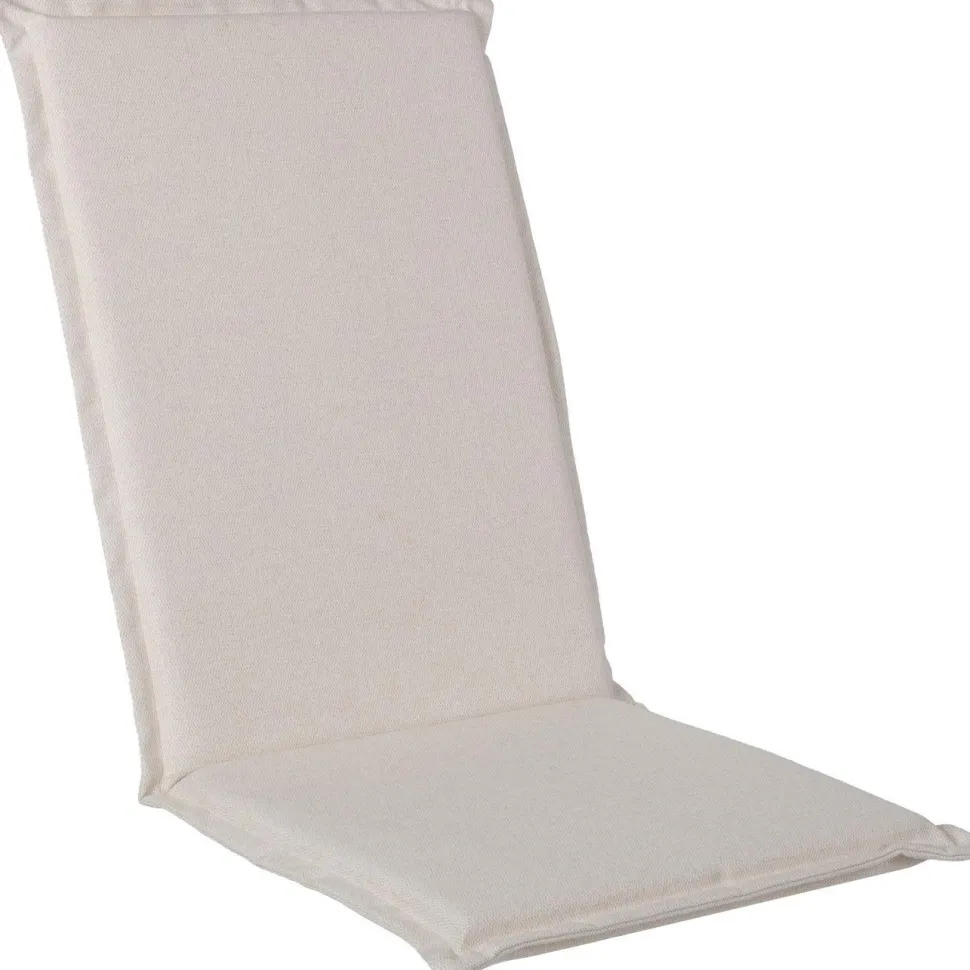 Tuolin pehmuste Home4You SUMMER 48x115x4,5 cm, valkoinen