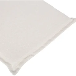 Tuolin pehmuste Home4You SUMMER 55x190x5 cm, valkoinen