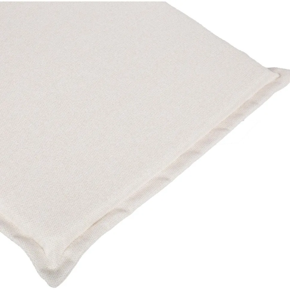 Tuolin pehmuste Home4You SUMMER 55x190x5 cm, valkoinen