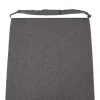 Tuolin pehmuste Home4You WICKER 2-3,48x63x3 cm, tummanharmaa