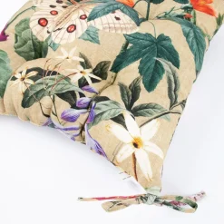 Tuolityyny Home4You AMAZONIA 40x40 cm, beige kukallinen