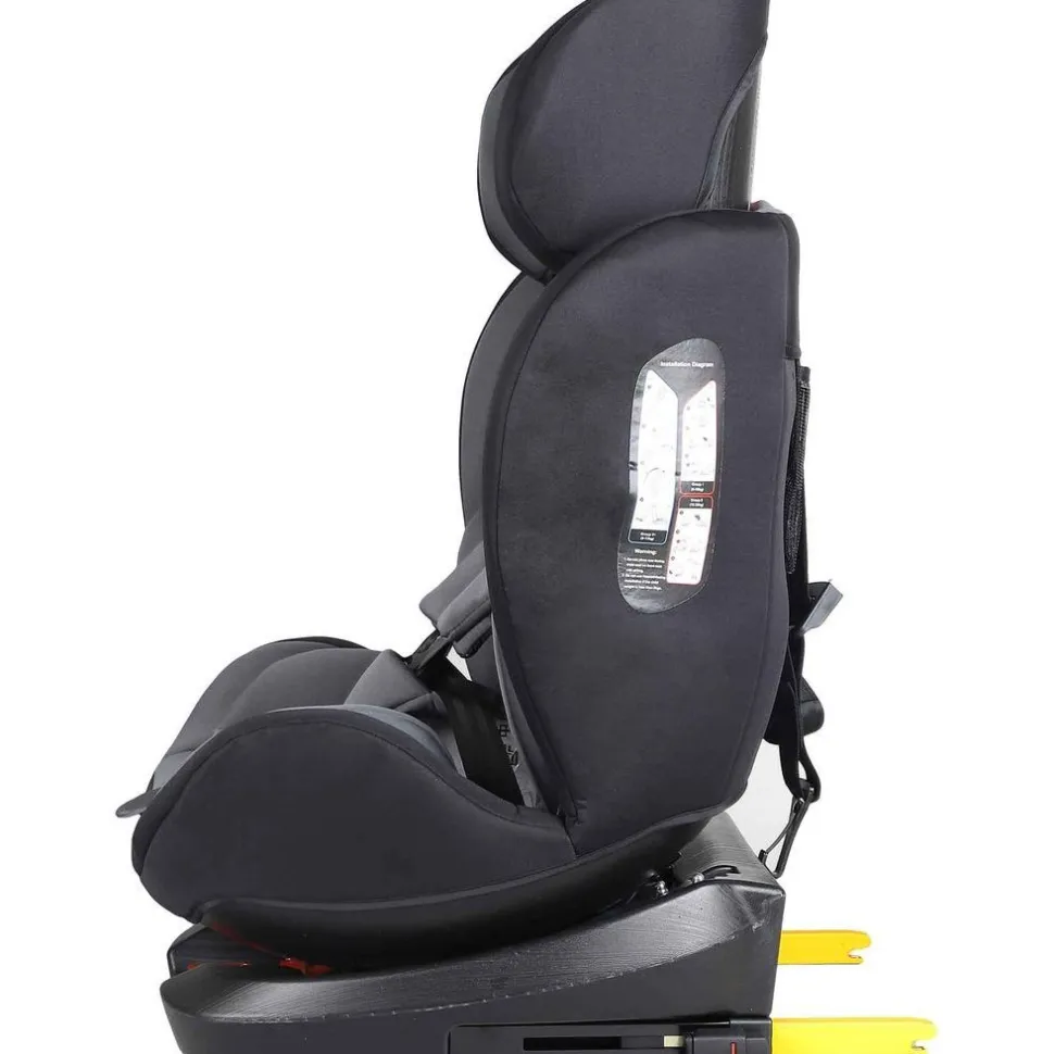 Turvaistuin & turvakaukalo Kikid Black Edition Isofix 0-36kg musta