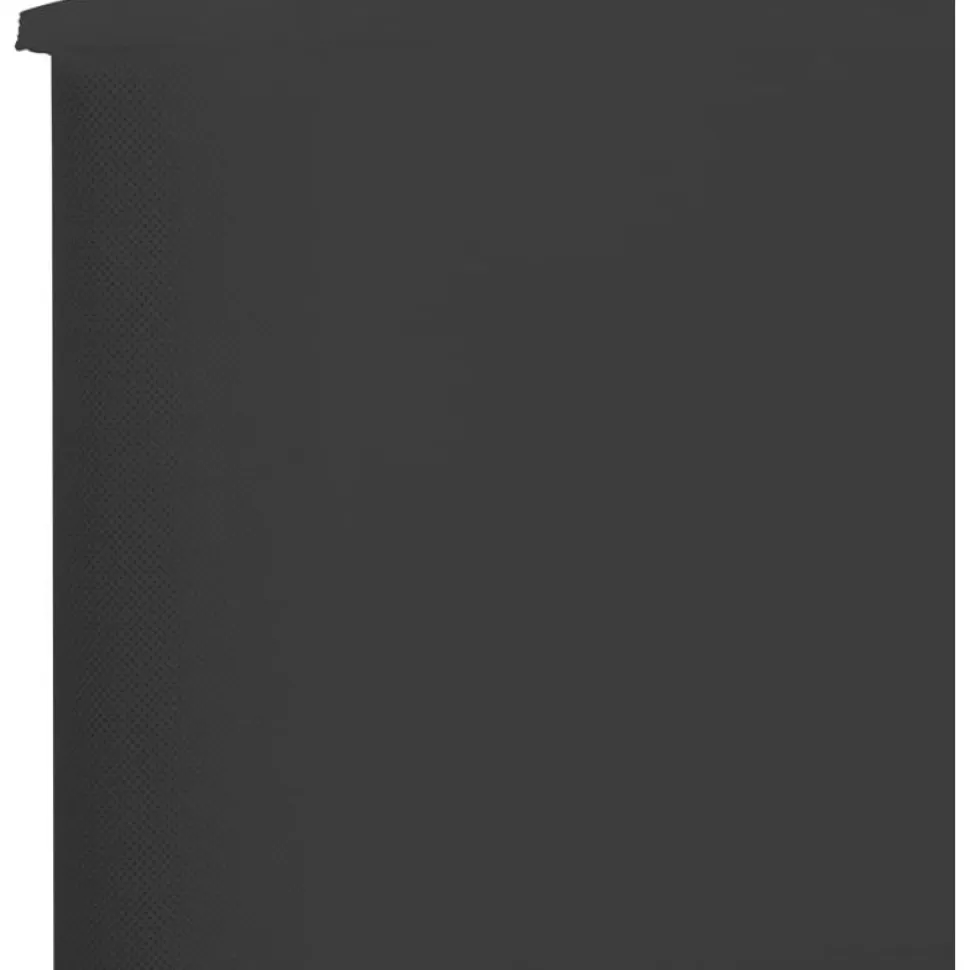 Tuulensuojakangas 6 paneelilla 800x80 cm musta