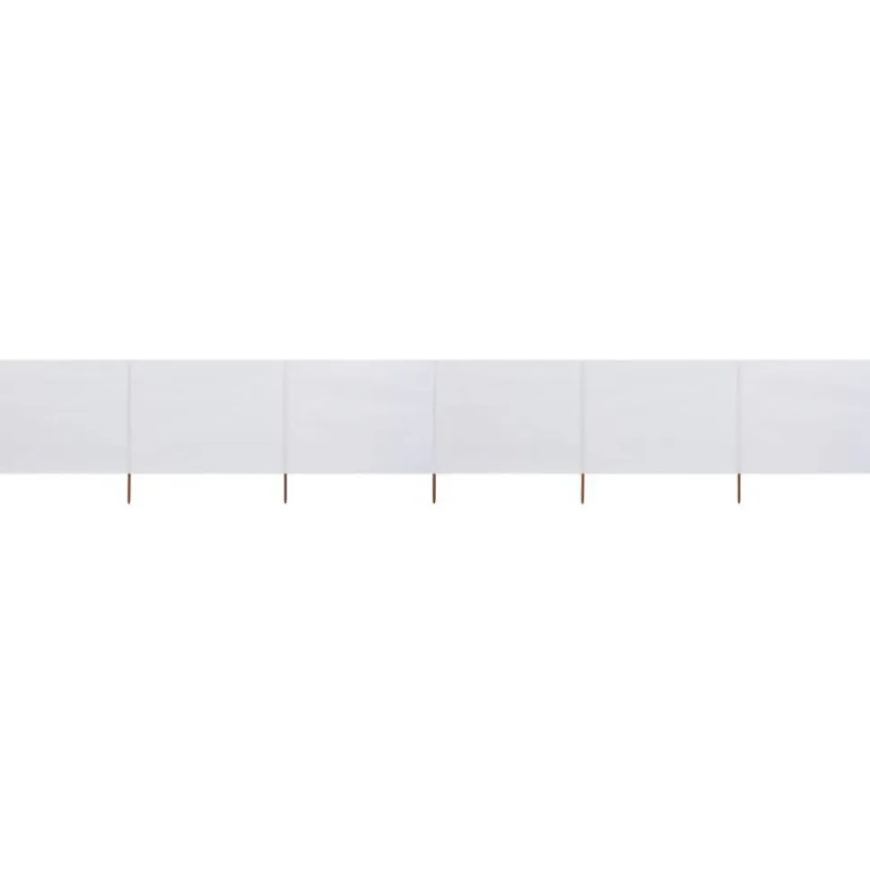 Tuulensuojakangas 6 paneelilla 800x80 cm musta