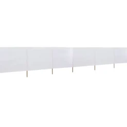 Tuulensuojakangas 6 paneelilla 800x80 cm musta