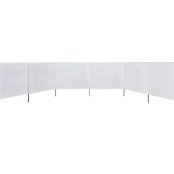 Tuulensuojakangas 6 paneelilla 800x80 cm musta