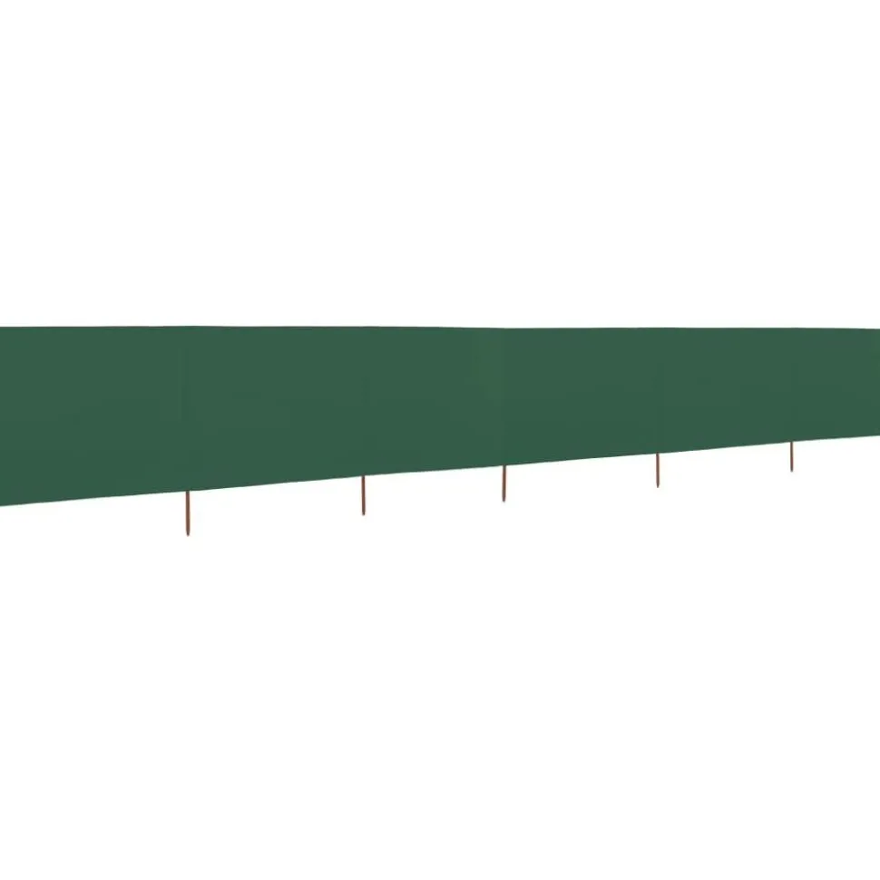 Tuulensuojakangas 6 paneelilla 800x80 cm musta