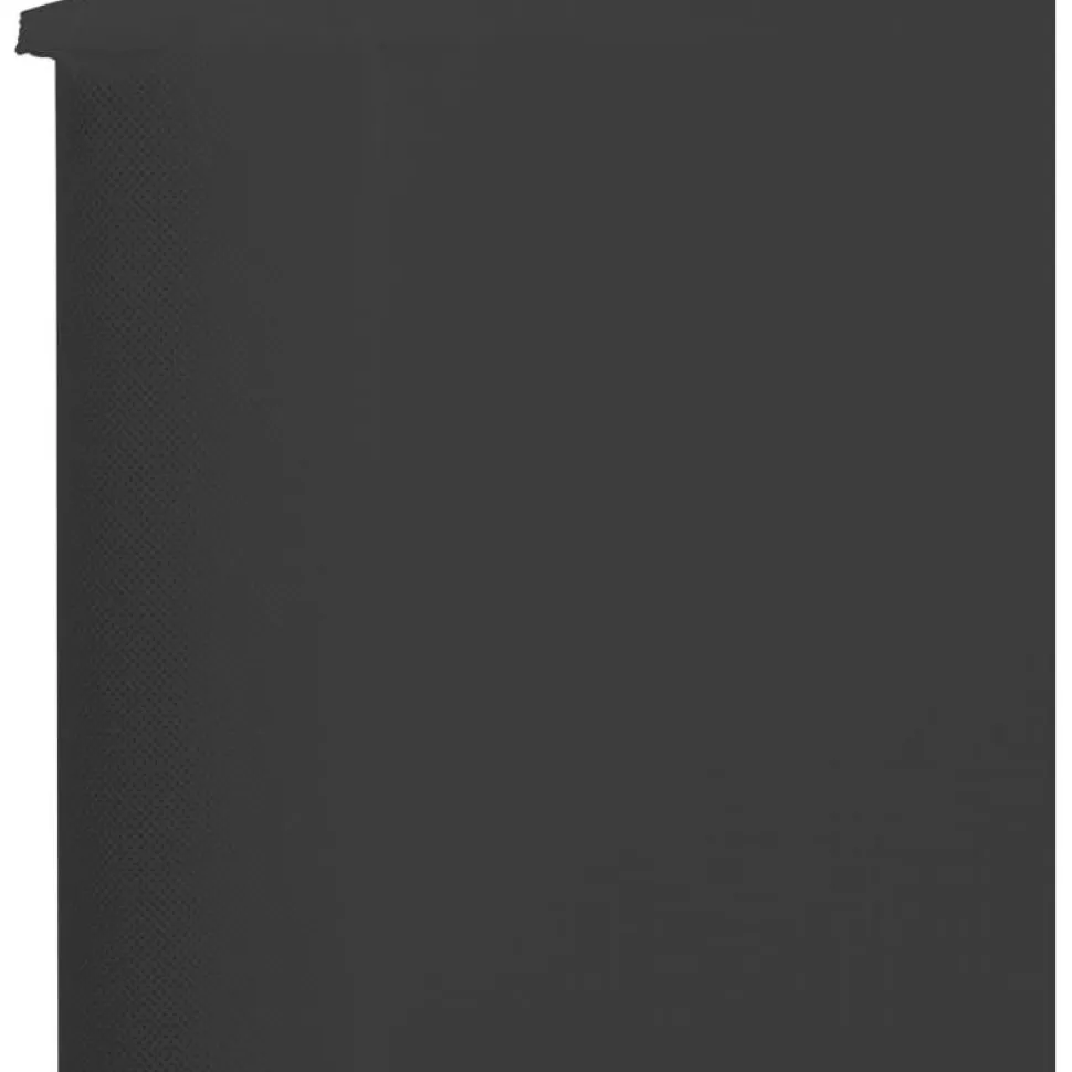 Tuulensuojakangas 6 paneelilla 800x80 cm musta