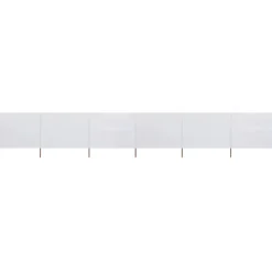 Tuulensuojakangas 6 paneelilla 800x80 cm musta