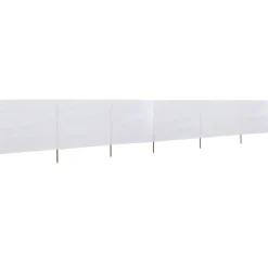 Tuulensuojakangas 6 paneelilla 800x80 cm musta