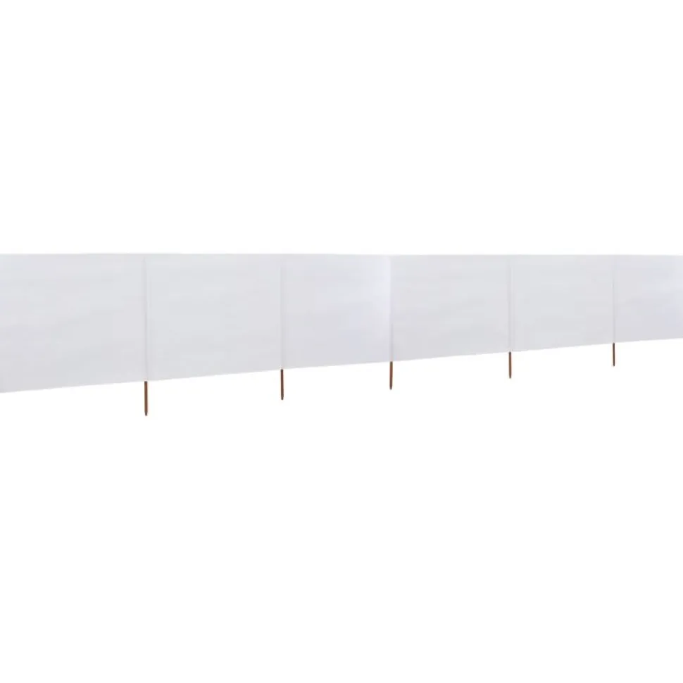 Tuulensuojakangas 6 paneelilla 800x80 cm musta