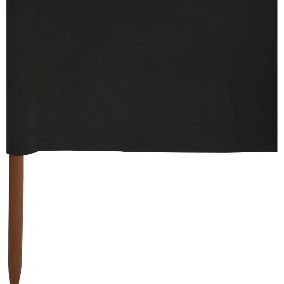 Tuulensuojakangas 6 paneelilla 800x80 cm musta