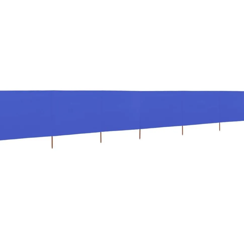 Tuulensuojakangas 6 paneelilla 800x80 cm musta