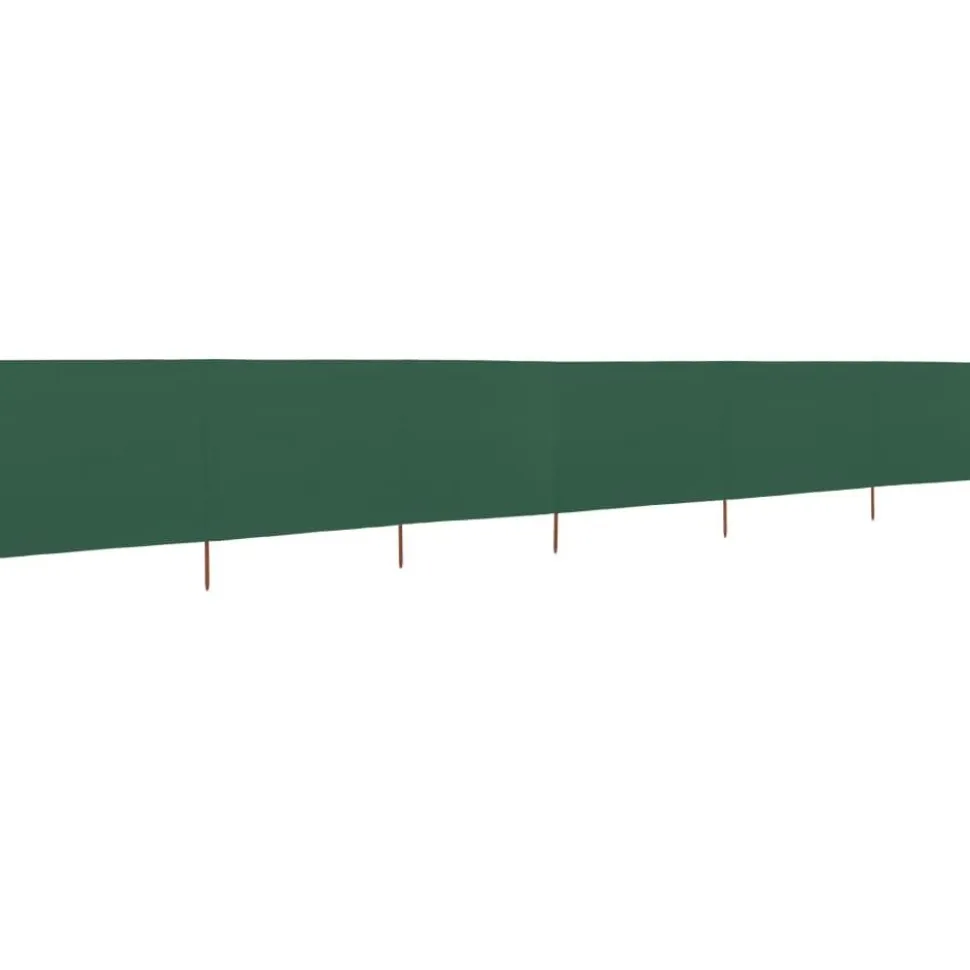 Tuulensuojakangas 6 paneelilla 800x80 cm musta
