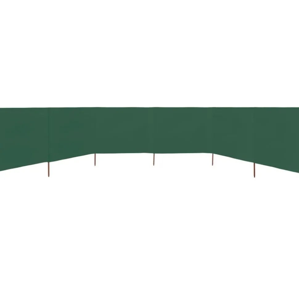 Tuulensuojakangas 6 paneelilla 800x80 cm musta