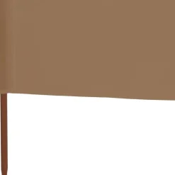 Tuulensuojakangas 6 paneelilla 800x80 cm musta