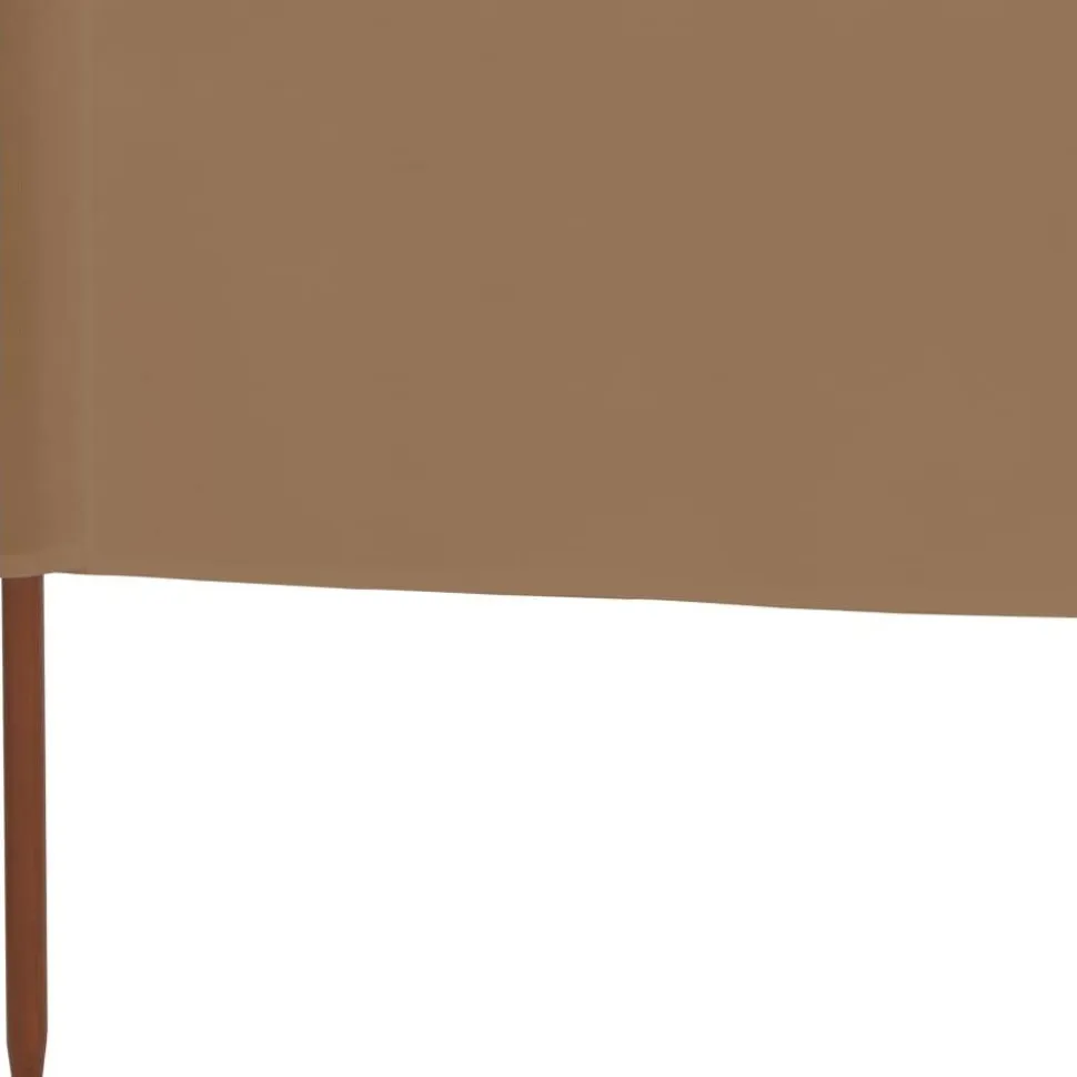 Tuulensuojakangas 6 paneelilla 800x80 cm musta