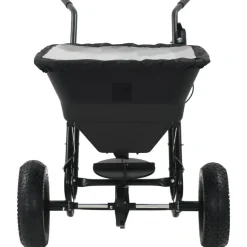 Työnnettävä suolan levitin pvc ja teräs 106x73x76 cm 45 l