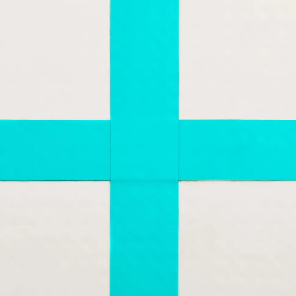 Täytettävä voimistelumatto pumpulla 700x100x15 cm PVC vihreä