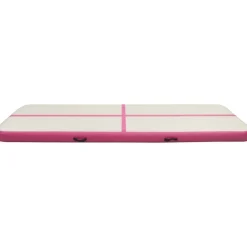 Täytettävä voimistelumatto pumpulla 500x100x20 cm PVC pinkki