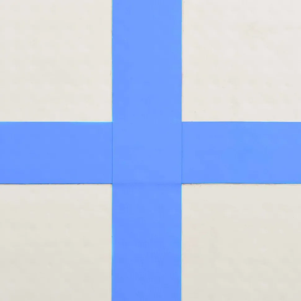 Täytettävä voimistelumatto pumpulla 60x100x10 cm PVC sininen