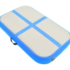 Täytettävä voimistelumatto pumpulla 60x100x10 cm PVC sininen