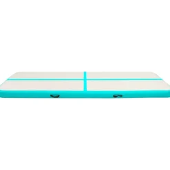 Täytettävä voimistelumatto pumpulla 500x100x20 cm PVC vihreä
