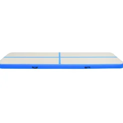 Täytettävä voimistelumatto pumpulla 600x100x20cm PVC sininen