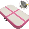 Täytettävä voimistelumatto pumpulla 60x100x20 cm PVC pinkki