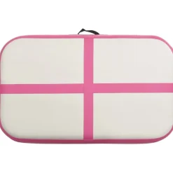 Täytettävä voimistelumatto pumpulla 60x100x20 cm PVC pinkki