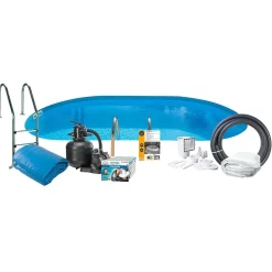 Uima-allaspaketti Swim & Fun Basic InGround 120 500 x 300 cm upotettava