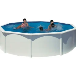 Uima-allaspaketti Swim & Fun 120 pyöreä Ø460 cm valkoinen