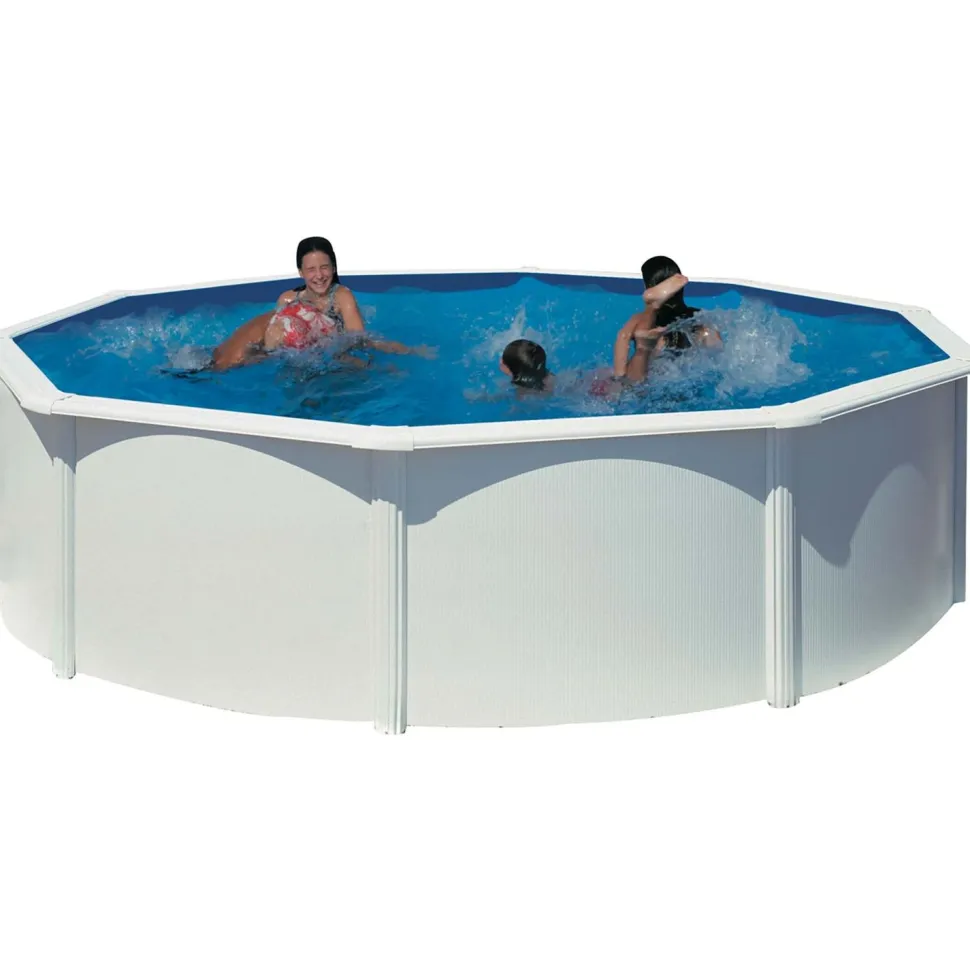 Uima-allaspaketti Swim & Fun 120 pyöreä Ø460 cm valkoinen
